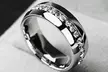 Silver Plated Eternity Ring with Cubic Zirconias - Second Medium
