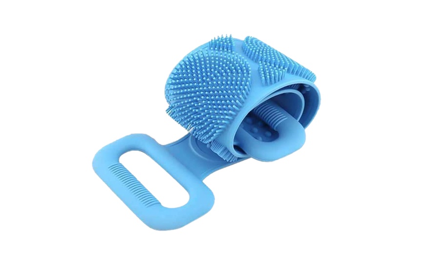 Image 2: Silicone Shower Back Scrubber 
