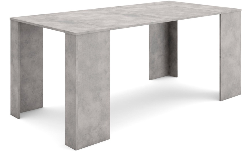 Image 18: Extendable Console Table for 8 Diners