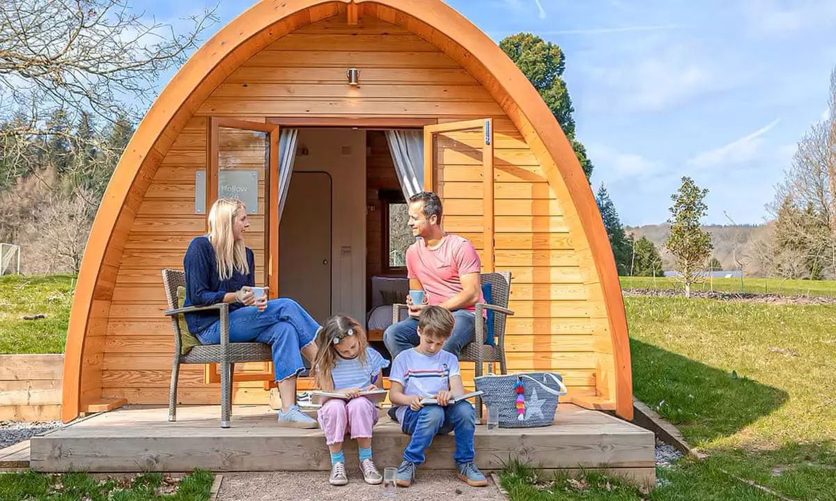 Forest of Dean: Glamping Megapod for Four