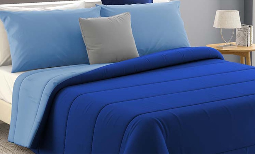 Image 3: Edredón matrimonial de invierno doble cara