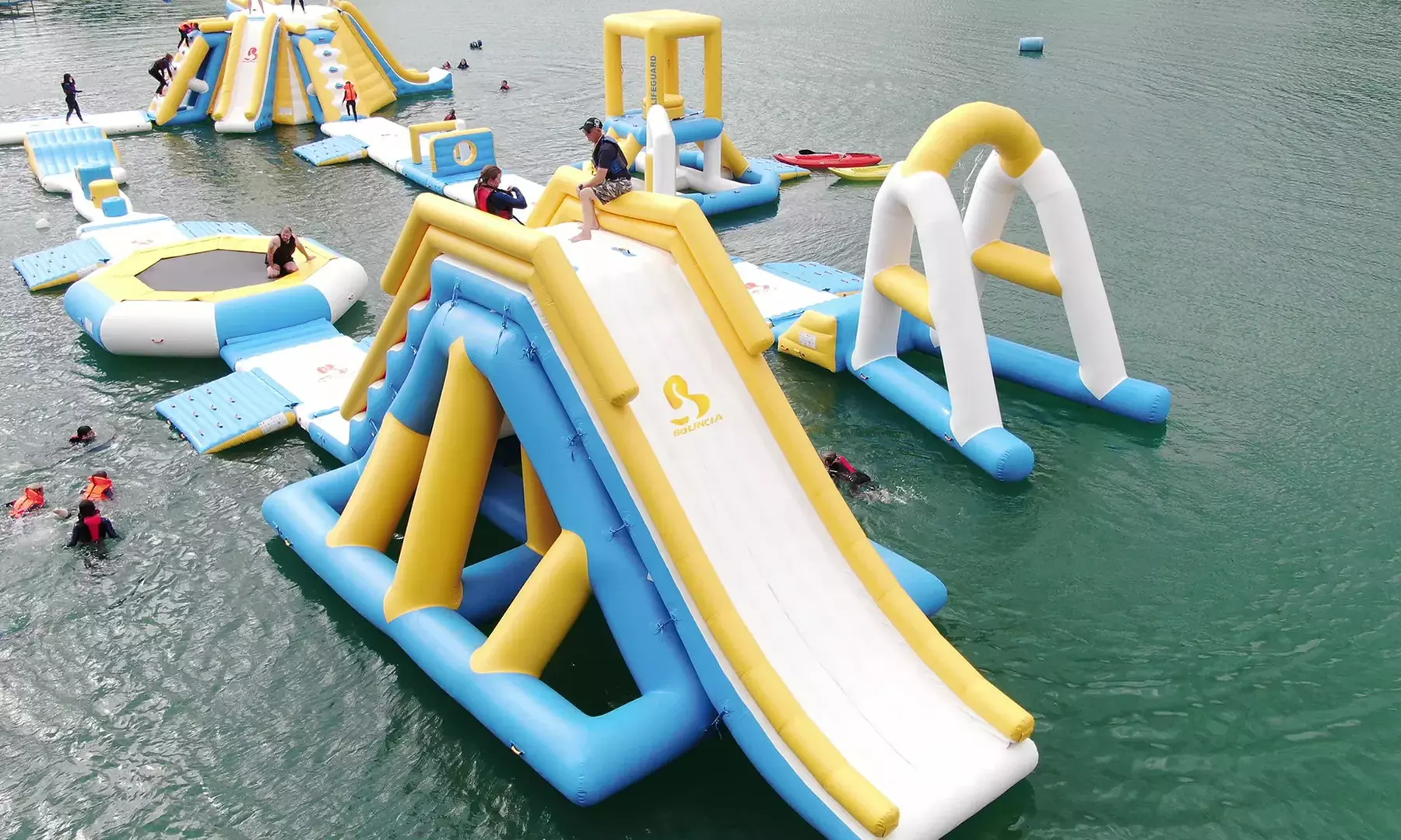 Spend the Summer Holidays at Fenland Aqua Park w/ Entry for 1-4 People