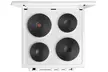 Cuisinière électrique blanche 4 plaques et four de 48 L Bomann , livraison offerte - Image 5