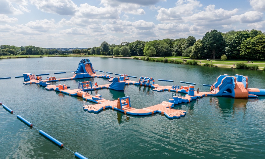 Image 2: Two or Three Tickets to the Ultimate Inflatable Water Adventure Course