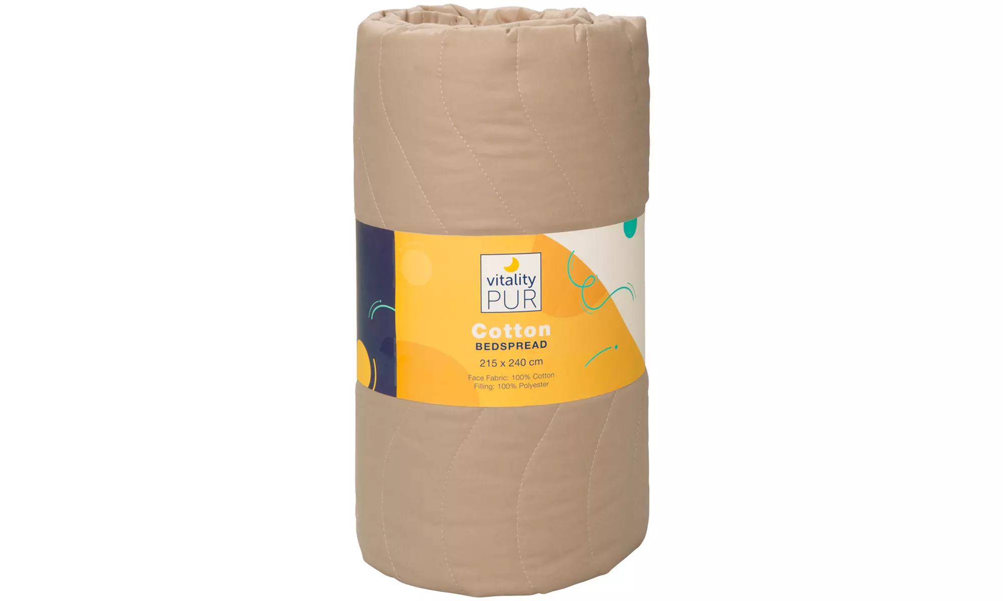 Tagesdecke mit Wellen-Steppung