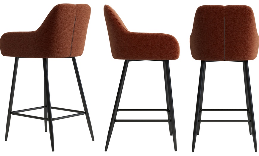 Image 17: Set di 2 sgabelli da bar Leo