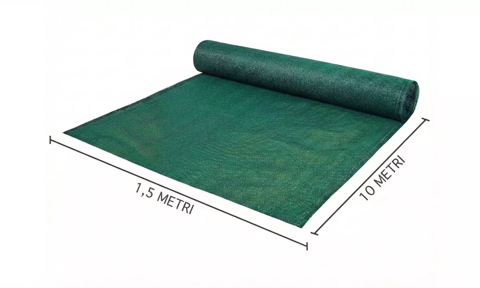 Schaduw- en privacydoek op rol
