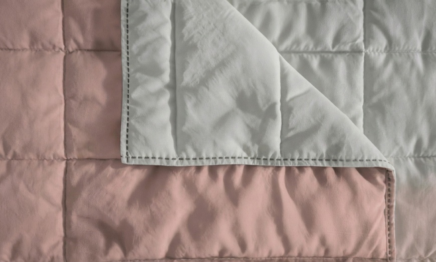 Image 14: Trapuntino Golia double face effetto Water Washed