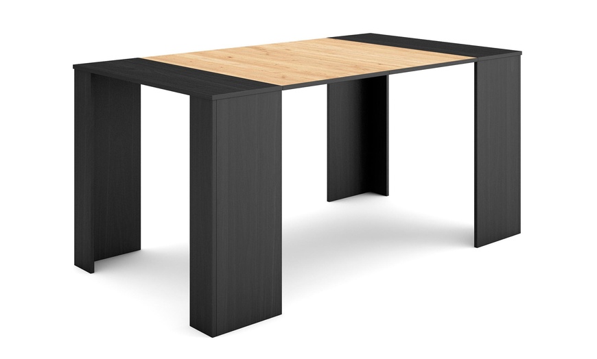 Image 29: Extendable Console Table for 8 Diners