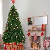 Image 1: Alivio 6ft Artificial Christmas Tree with LED Lights