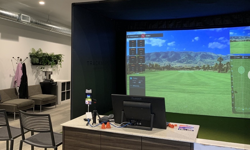 Image 1: Enjoy up to Five Hours of Virtual Golf at Iron Eagle Golf