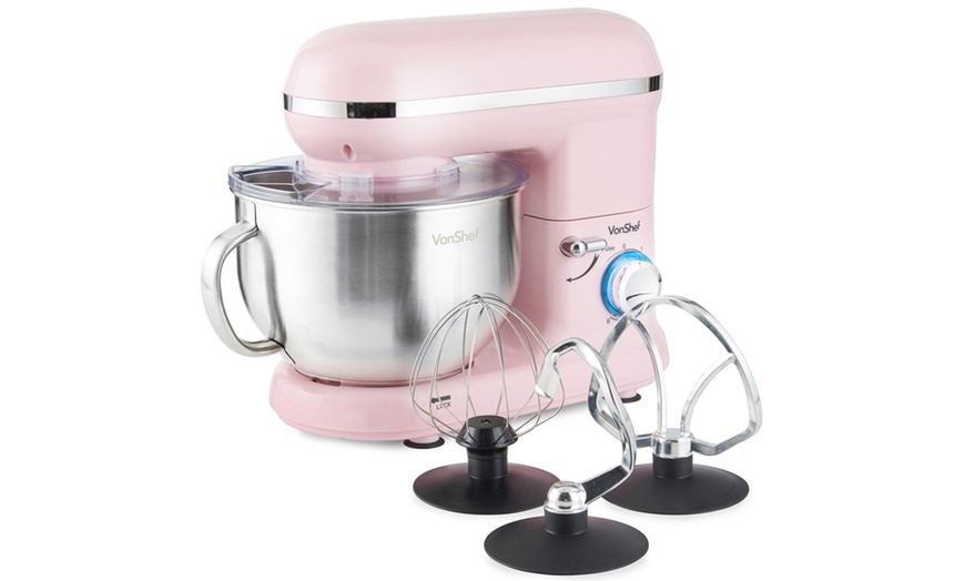 Image 2: VonShef 800W Stand Mixer