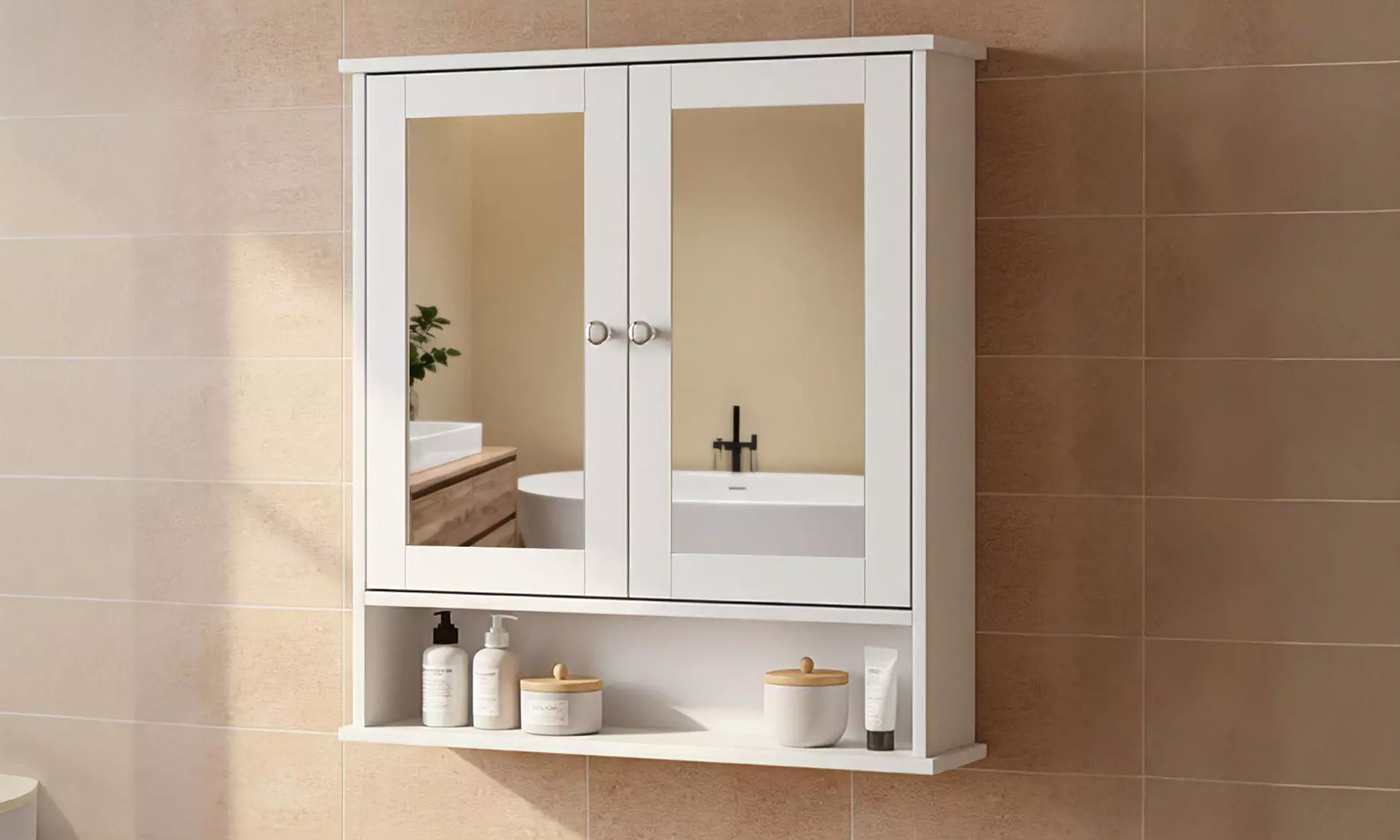 Levede Modern Bathroom Storage and Organisation Cabinets