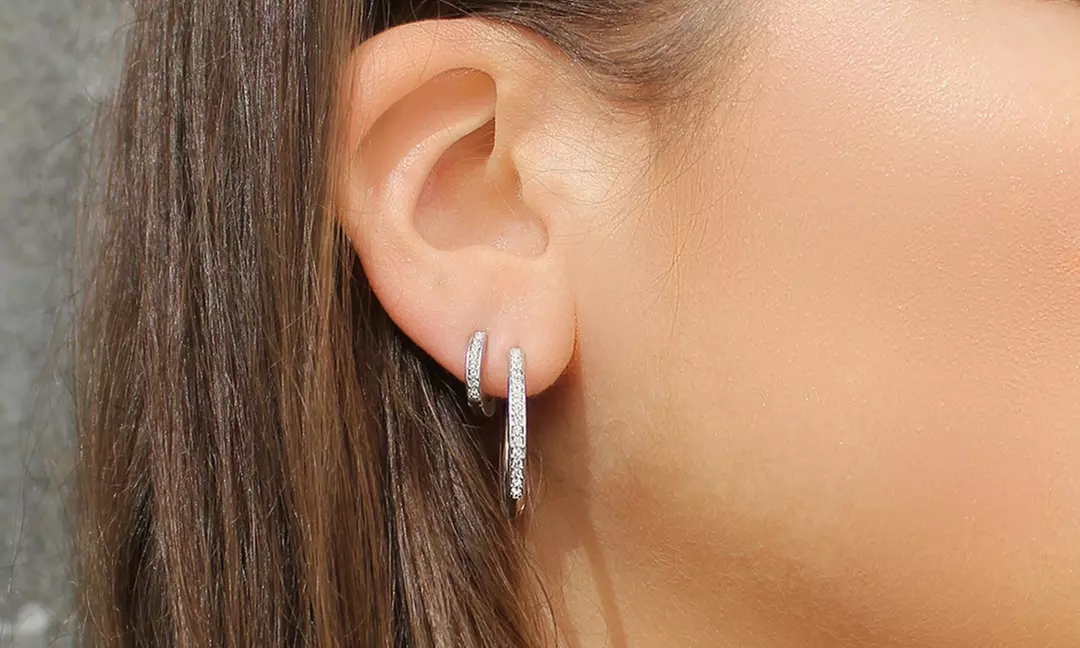 Boucles d’oreilles chic en cristal