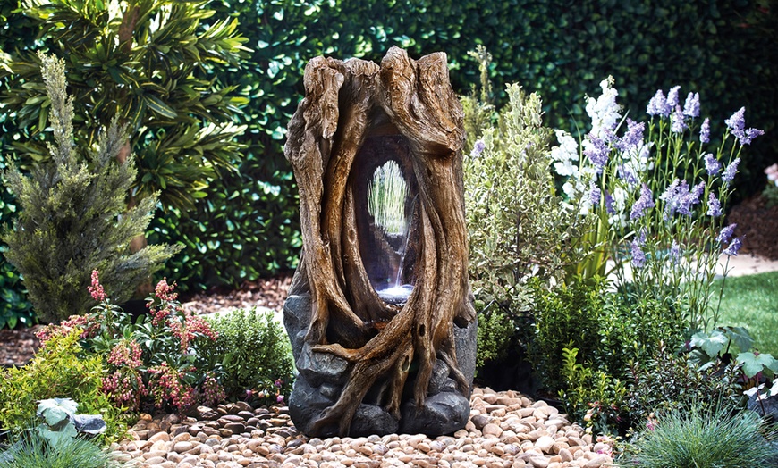 Image 2: Tree Trunk Water Feature in Choice of Design