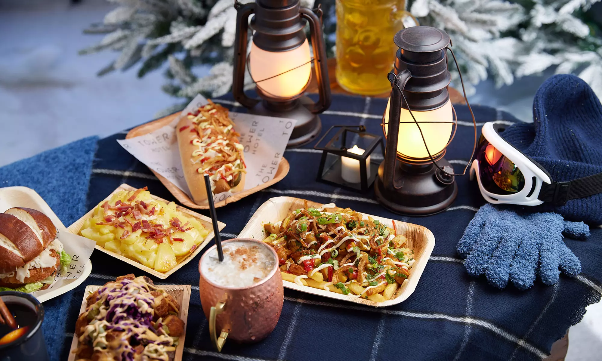 Ultimate Winter Bliss at Alpine Lodge with a Turkey Burger and Mulled Wine (Up to 32% Off) - Primary Image