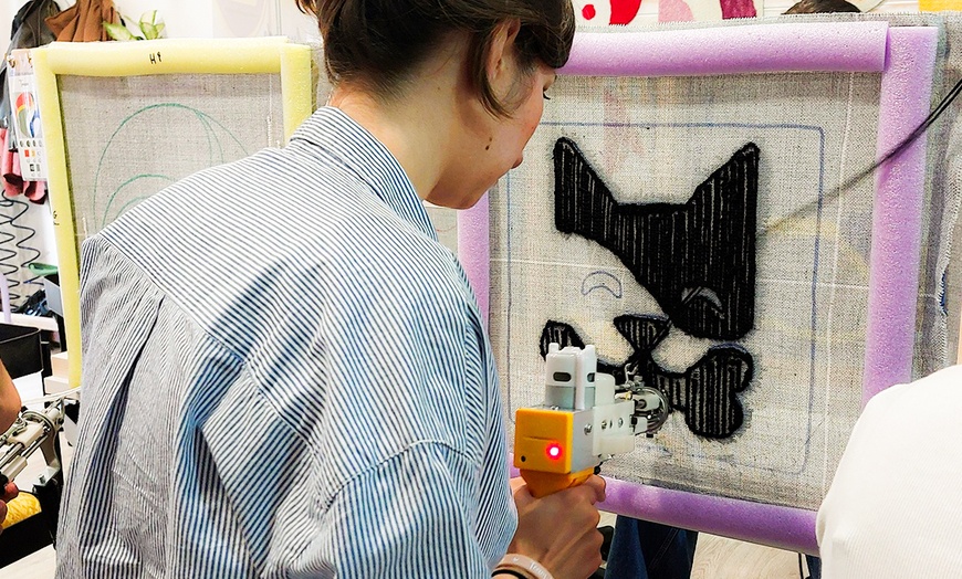 Image 24: Diseña tu propia alfombra: taller de tufting de 2,5 horas para 1