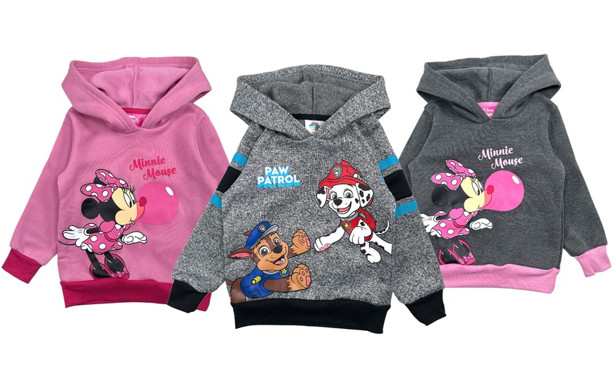 Image 1: Sudadera infantil con capucha y motivos de dibujos animados