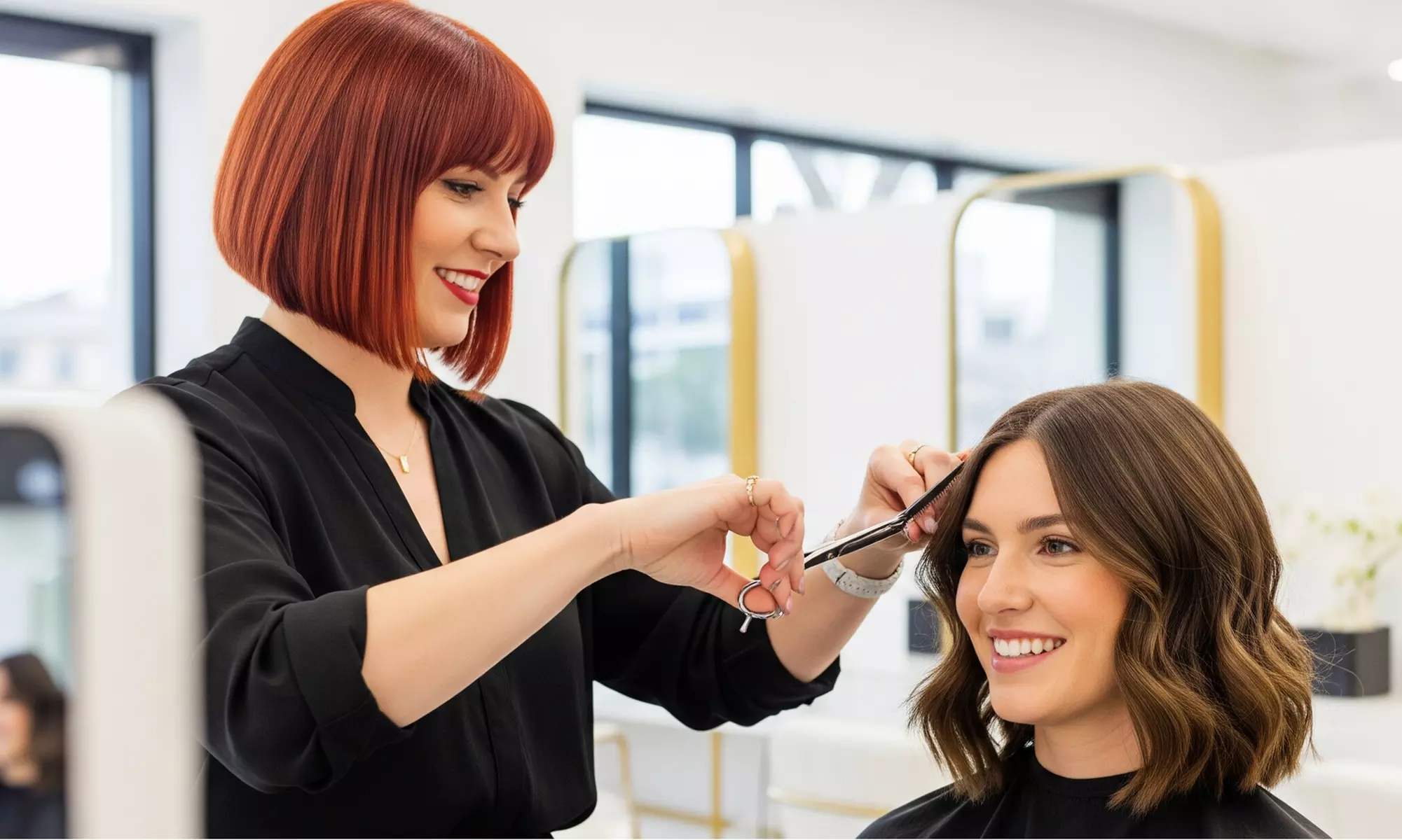 Elevate with Hair Cut, Style package, Full Colour, Blowdry, Full scattered Foils & More @Jc Barber(Up to 70%Off) - Primary Image