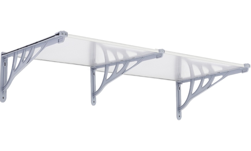 Image 15: All-Weather Plastic Sloped Canopy