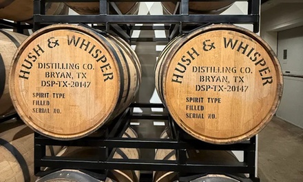 Distillery Tour with Four Pour Tasting and Complimentary Cocktail for One Guest - Hush And Whisper