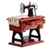 Image 2: Vintage Simulated Small Sewing Machine Model Music Box