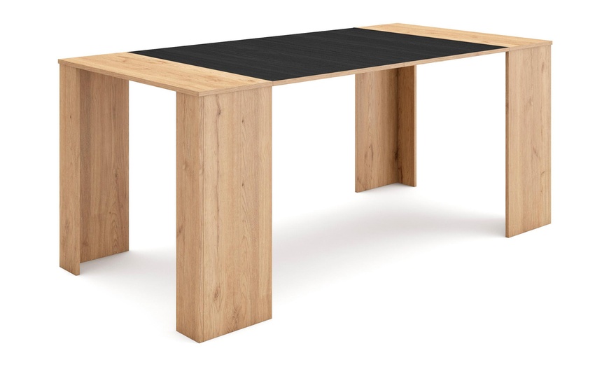 Image 2: Extendable Console Table for 8 Diners