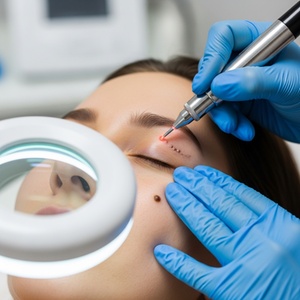 One Skin Tag + Brown Spot + Spider Vein Removal Facial For up to 3 spots or 15 Min - Vitality