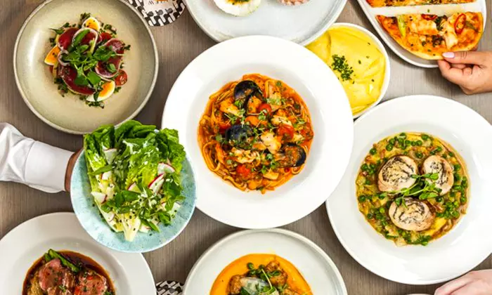 Three- or Five-Course Dining & Wine Or Cocktails For Two To Six with Sydney Harbour Bridge Views (Up To 46% Off) - Primary Image