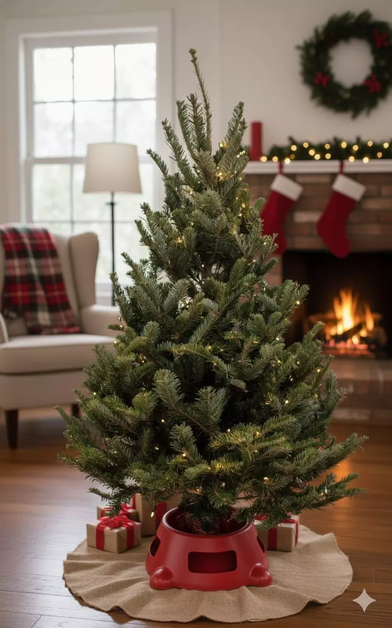 Fraser Fir Christmas Wreath or Fraser Fir Christmas Tree with Stand with Free Shipping