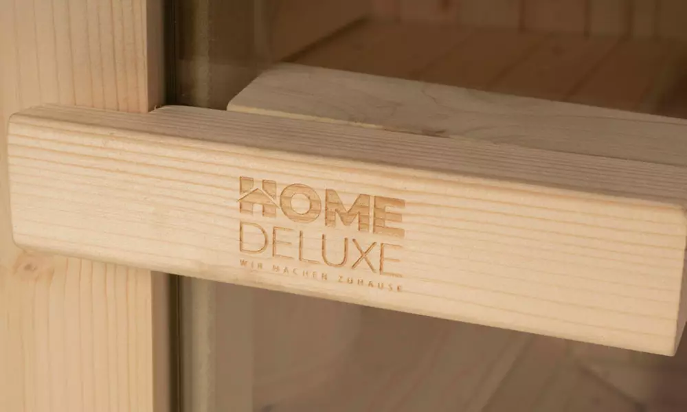 Home Deluxe Outdoor Fasssauna LAHTI für 2 Personen inklusive Zubehör