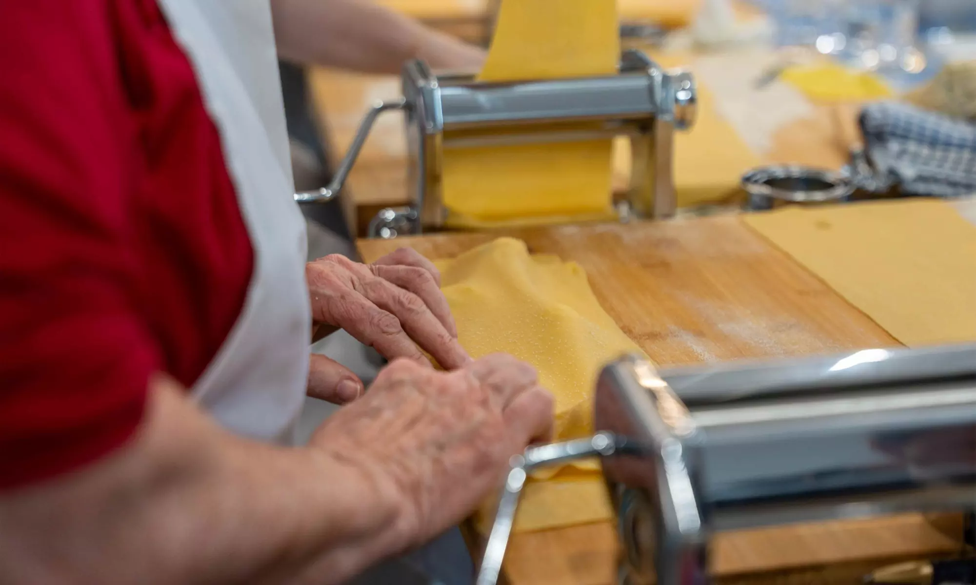Italian Tuscan Dinner or Grandma's Pasta Cooking Class for Solo/Couple