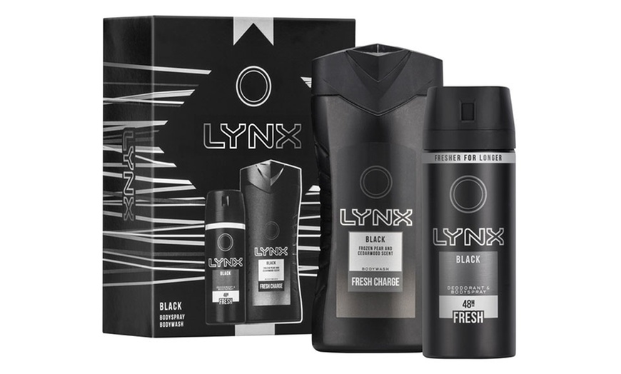 Image 1: Lynx Black Duo Gift Set