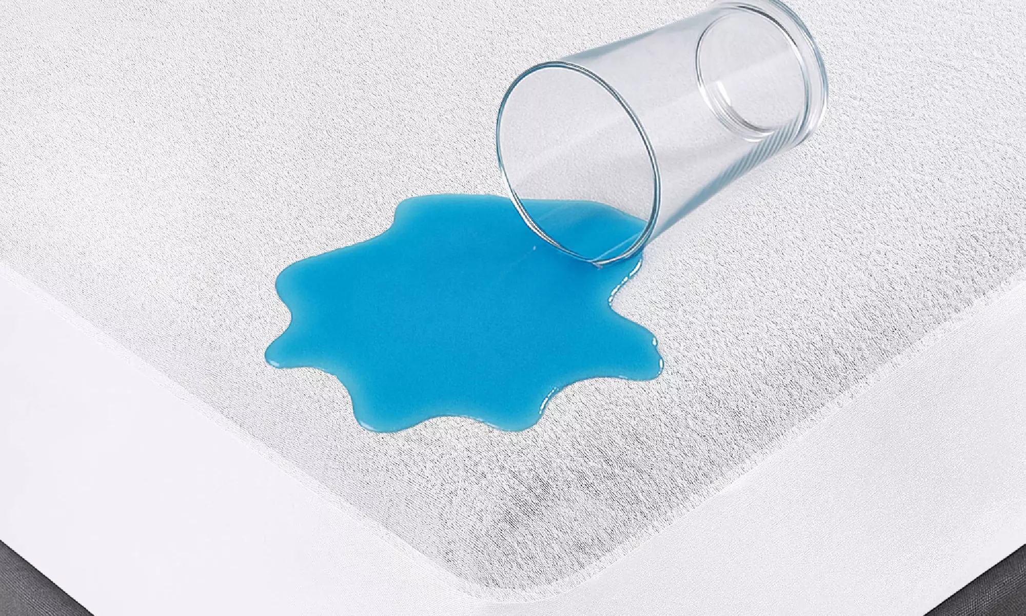 Coprimaterasso impermeabile in misto cotone