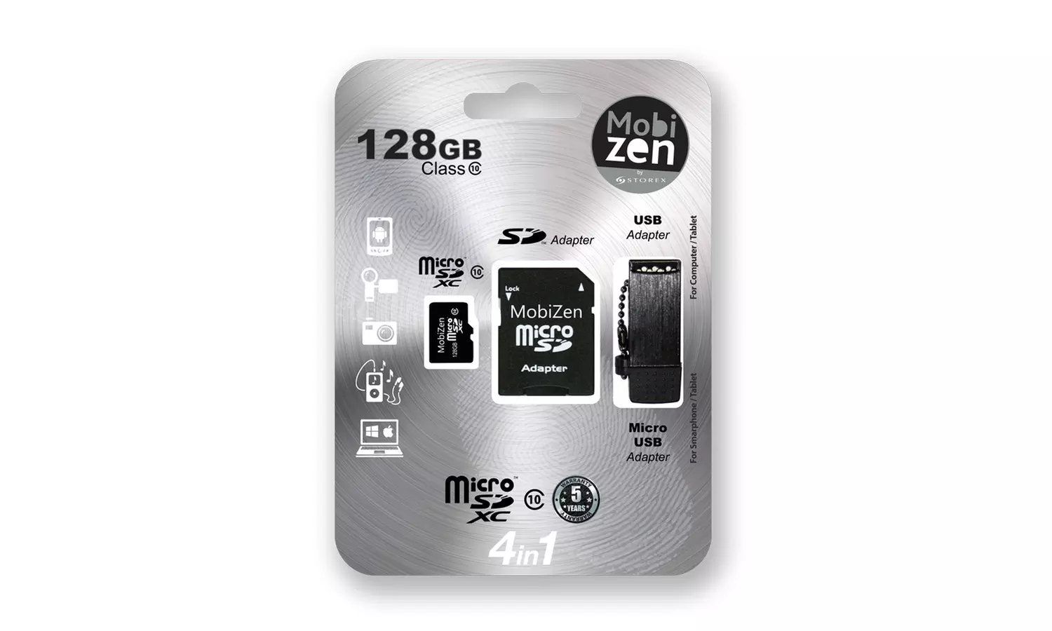 1 ou 2 cartes micro SD avec adaptateur USB et Carte SD - Second Medium