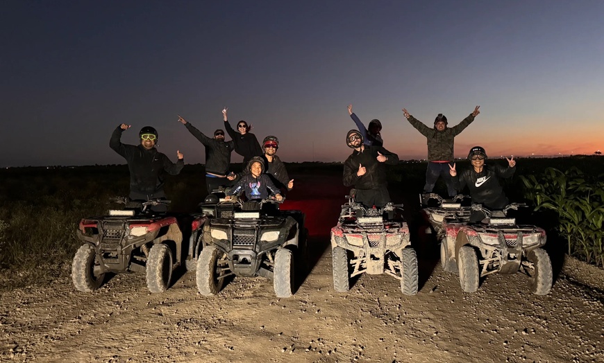 Image 1: Double the Fun w/ 1 Hour Single or Double Seater ATV Quad Experience 