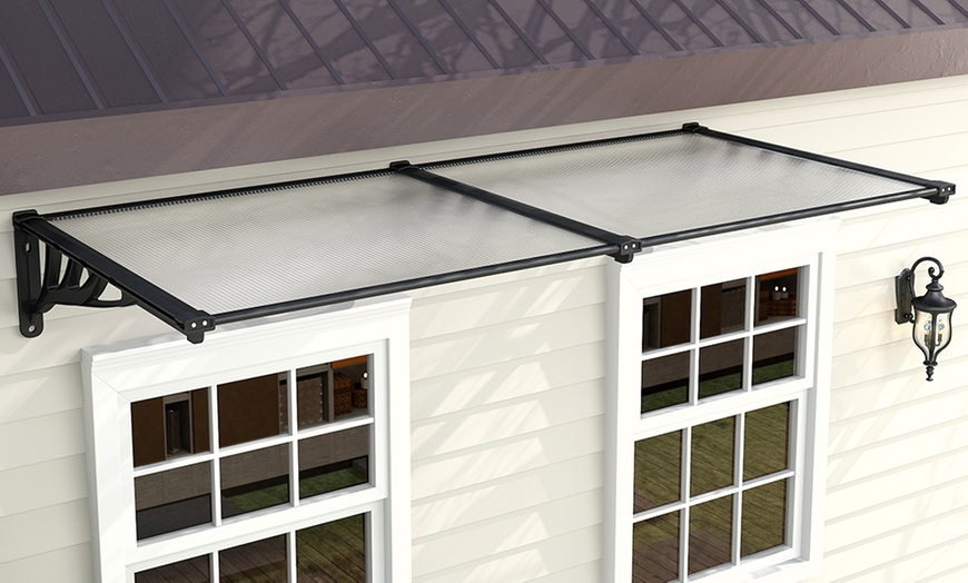 Image 5: All-Weather Plastic Sloped Canopy