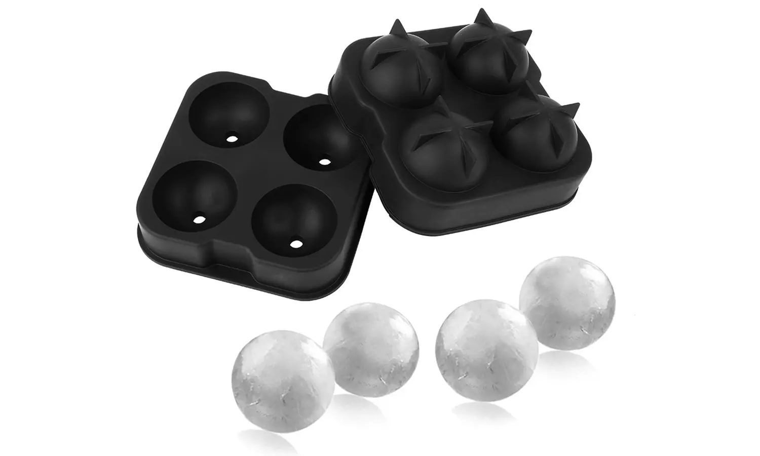 iMounTEK Four Ice Ball Mold Tray for Cool Drinks