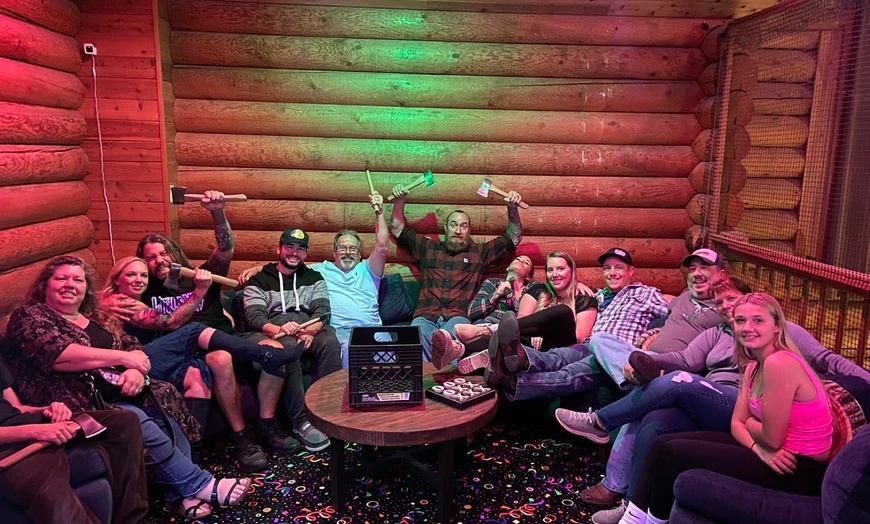 Image 4: One Hour Axe Throwing For Up to Four People 