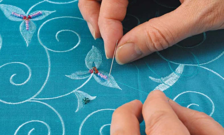 Image 1: Save 83% on Embroidery For Beginners Course