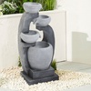Image 14: Outdoor Multi-Tier Ceramic LED Fountain Water Feature