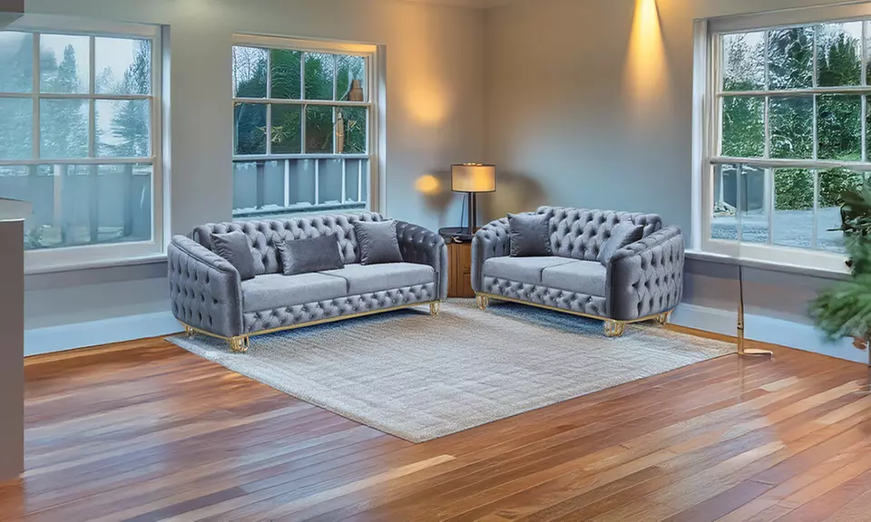 Chesterfield & Kingston 3+2 Sofa Sets