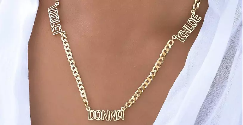 Three-Name Name Necklace from MonogramHub