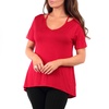 Image 3: Women's Strap Shoulder V-Neck Tunic