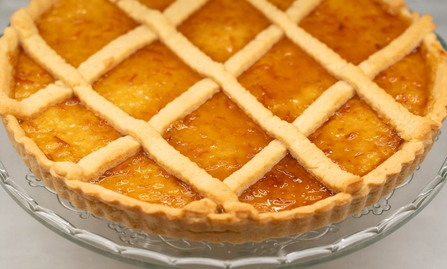 Image 2: 1 crostata de mermelada o nutella y 2 mini crostatas de sabor a elegir