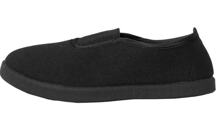 Image 3: Kid's Slip on School Shoes