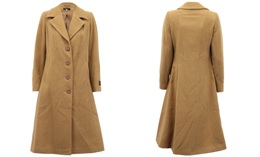 Image 7: Women's Long Cashmere Coat