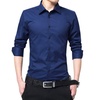 Image 4: Camicia da uomo in cotone Slim Fit