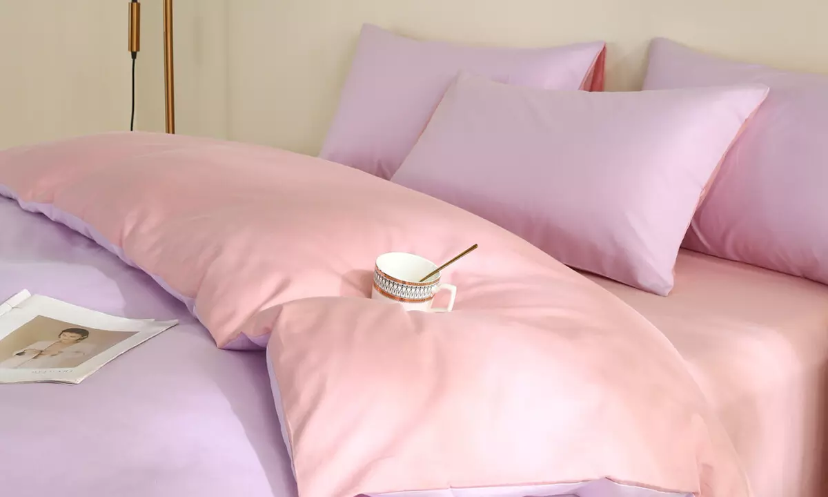 Reversible Pure Cotton Pillowcase Pair