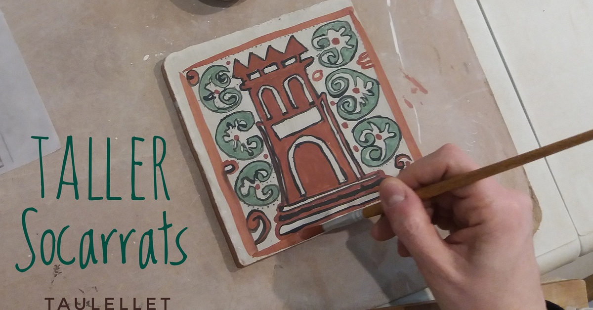 Taller creativo Pinta un socarrat para hasta 6 personas en Valencia